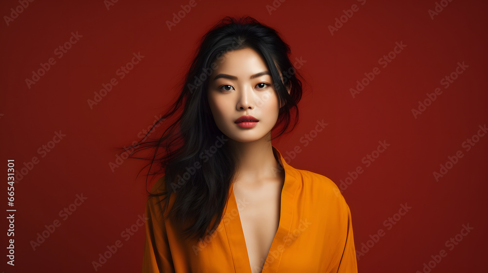 Portrait of an asian woman Portrait of an asian woman
