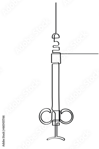  line art of tools used by dentists and orthodontists. Minimal vector art concept.
