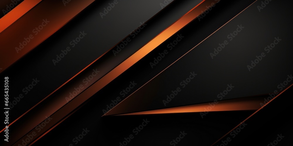 Orange and black abstract modern background with diagonal lines or stripes and a 3d effect. Metallic sheen. Orange and black abstract modern background with diagonal lines or stripes and a 3d effect. Metallic sheen.