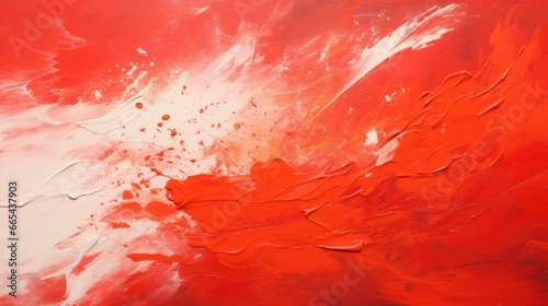a dynamic acrylic background featuring warm and vibrant red brushstrokes