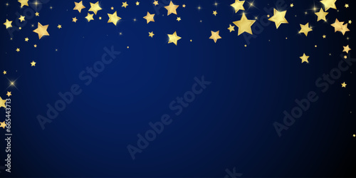 Magic stars vector overlay.  Gold stars scattered