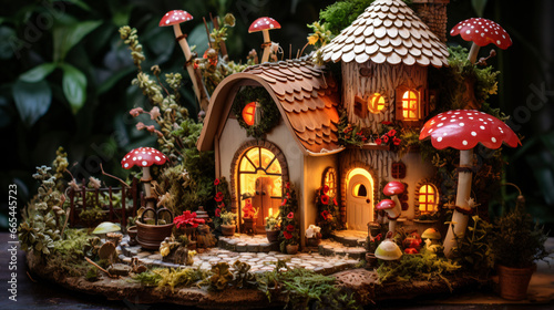 Christmas fairy house © Fauzia