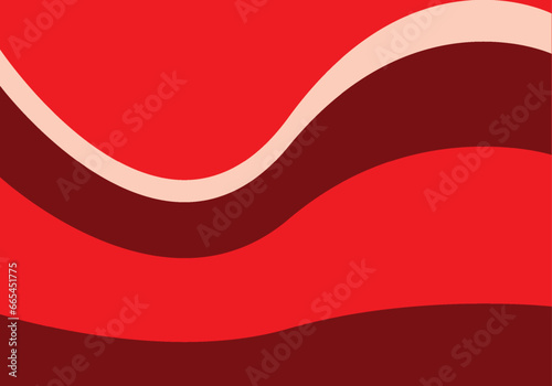 Red and White Swirl