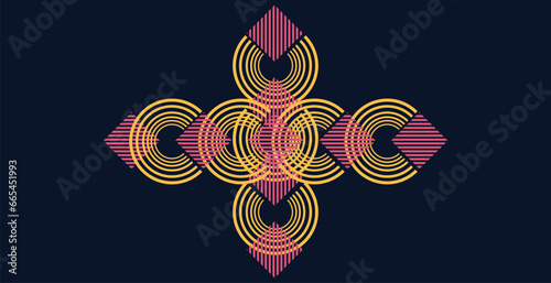 Abstract Circles Background