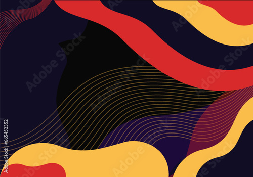 Vivid Flow: Abstract Liquid Background