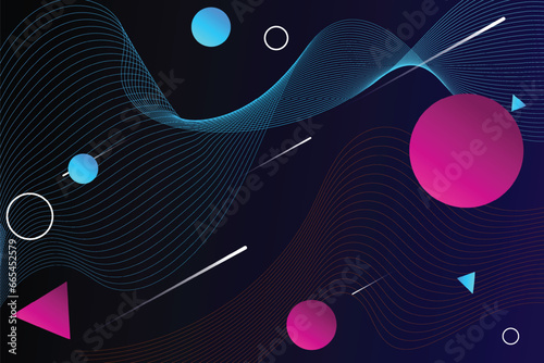 Triangular Mosaic: Abstract Vector Pattern
