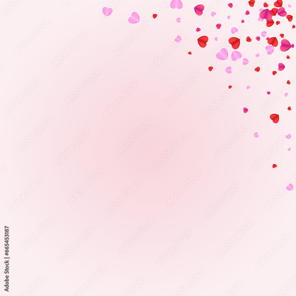 Purple Heart Background Pink Vector. Present Frame Confetti. Tender Cut Pattern. Pinkish Confetti Color Illustration. Violet Wallpaper Backdrop.