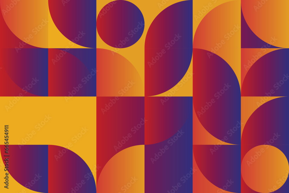 Bauhaus Revival: Abstract Vector Pattern Bauhaus Revival: Abstract Vector Pattern