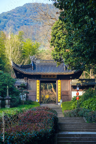 Yongfu Zen Temple, Hangzhou City, Zhejiang Province-Classical Garden Scenery photo