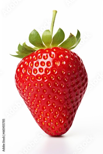 Strawberry isolated on white background.