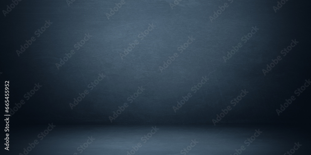 Blur abstract soft blue studio and grunge wall background Blur abstract soft blue studio and grunge wall background