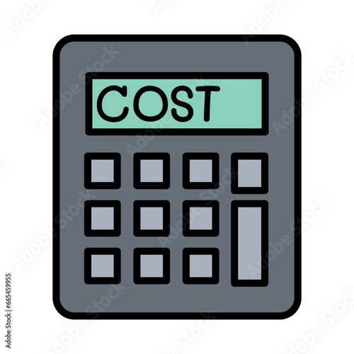 Cost calculation icon