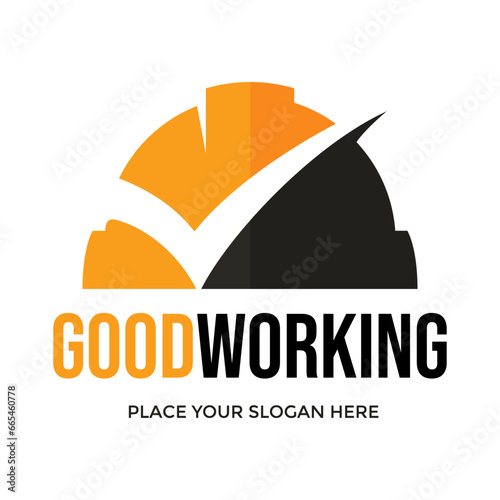Good working vector logo template.