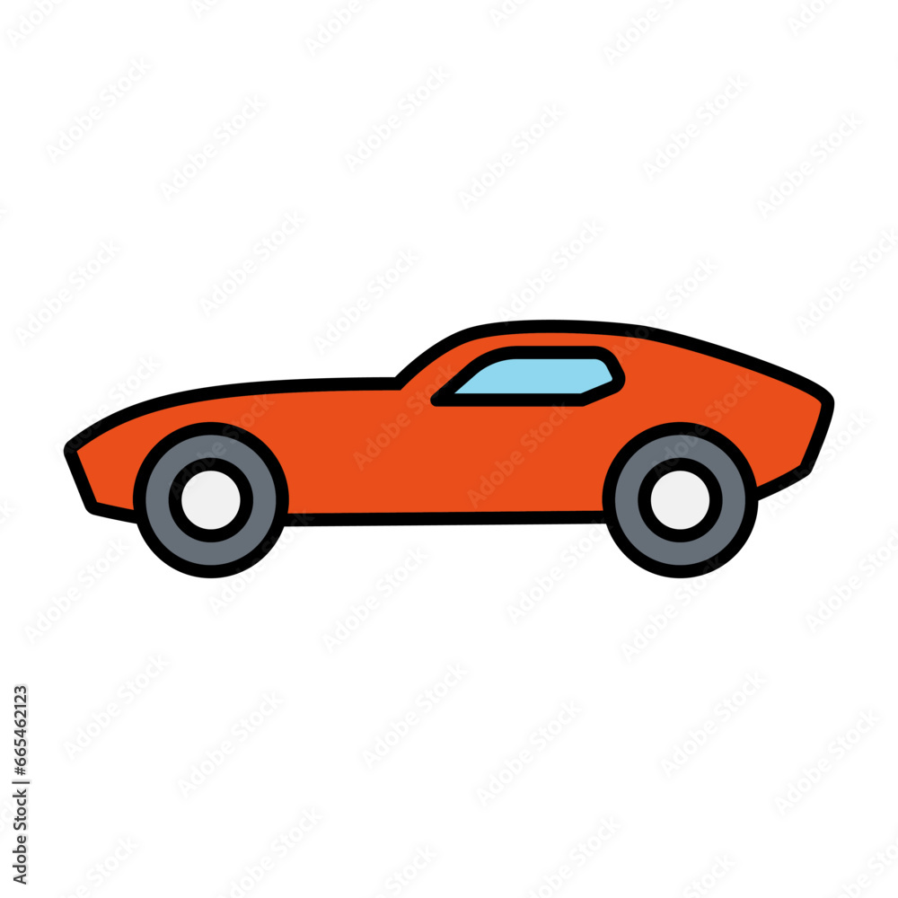 Racing car icon