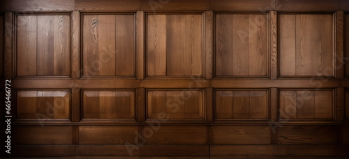 woodworking wall surface structure design, glossy finish. corner beveled diagonal edge routed. hand shaped classy paneled forms. hand edited AI photo