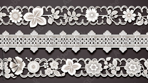 Decorative flower floral lace