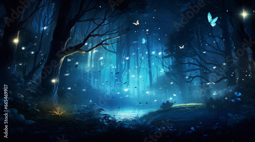 Deep fairy forest © Fauzia