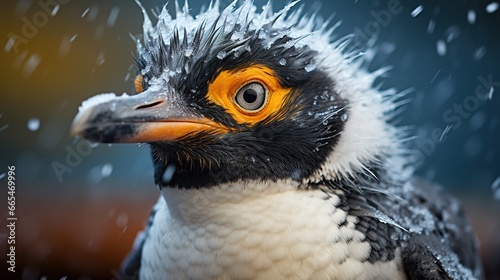 portrait of a penguin