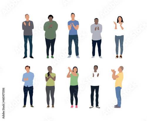 variety of men and women