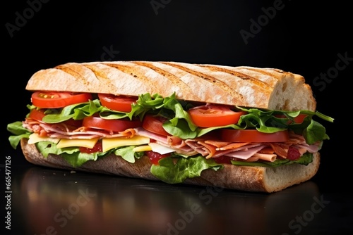 A Gourmet sandwich. © MdBepul