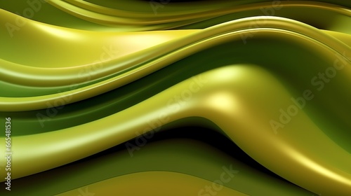 wallpaper abstrack organic liquid ilustration green