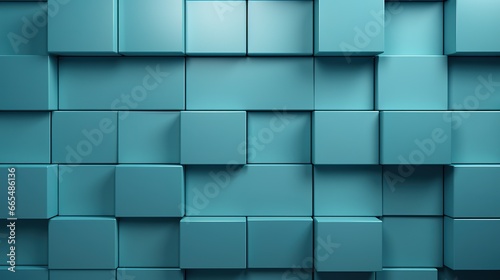 3d blue cube wall background wallpaper