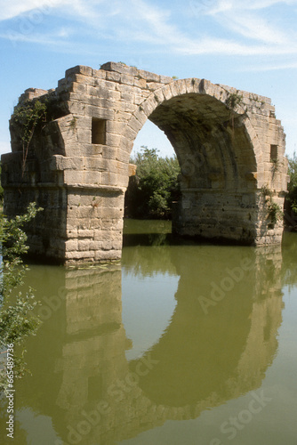 Foto pont Romain, pont Ambroix, pont d'Ambrussum, 34, Gallargues le Montueux, Hérault