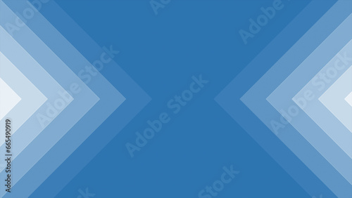 Bright white, blue modern geometric minimal corporate background with free space