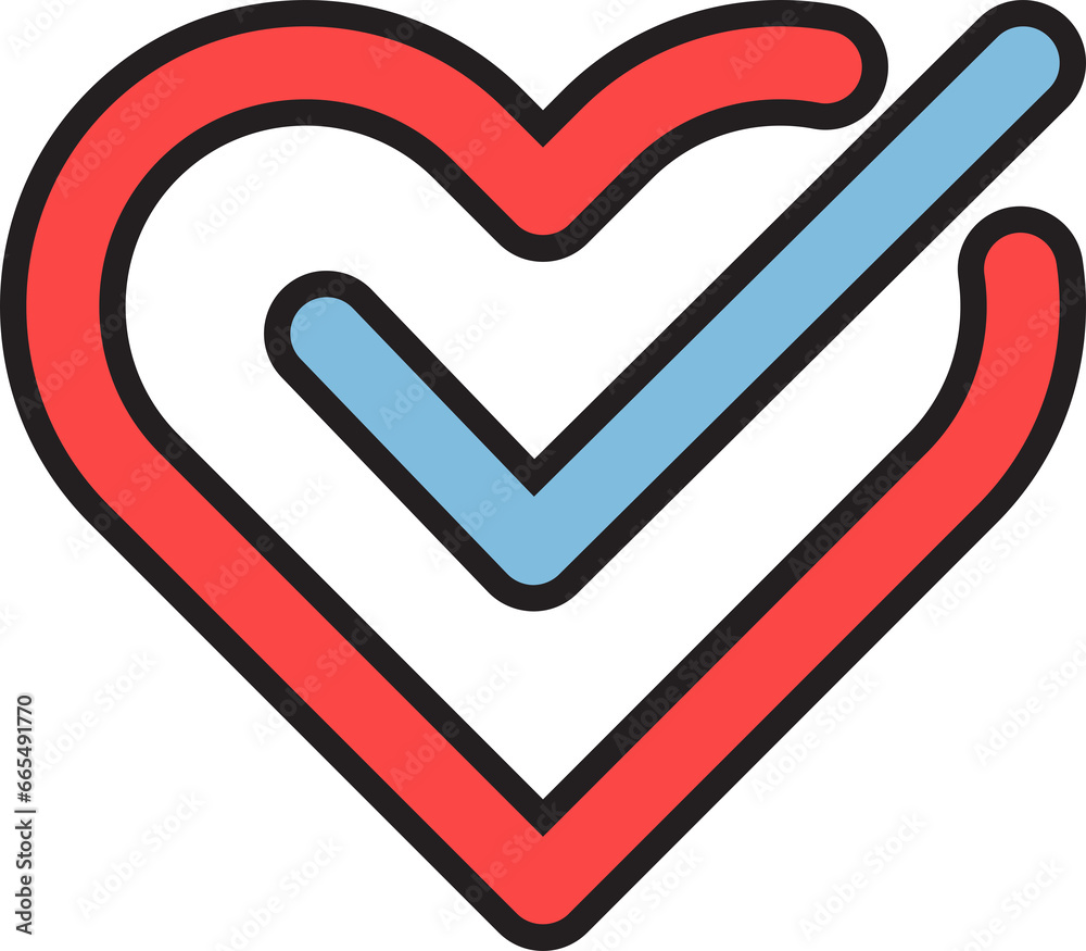 Heart and Check Mark Icon
Heart and Check Mark Icon