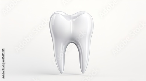 illustration of tooth isolated on white background