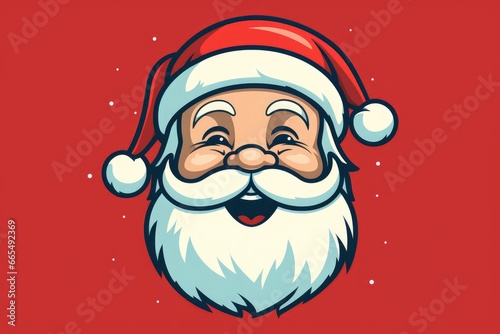 Christmas cute Santa illustration