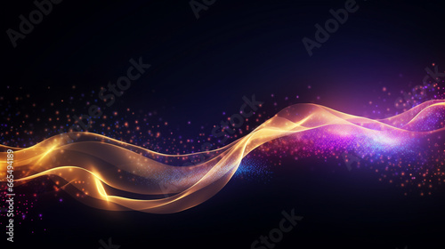 abstract wave fluids wave colorful background