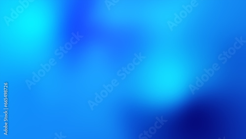 Glowing blue gradient smooth blurred abstract background