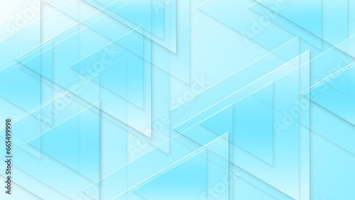 Abstract blue triangles background