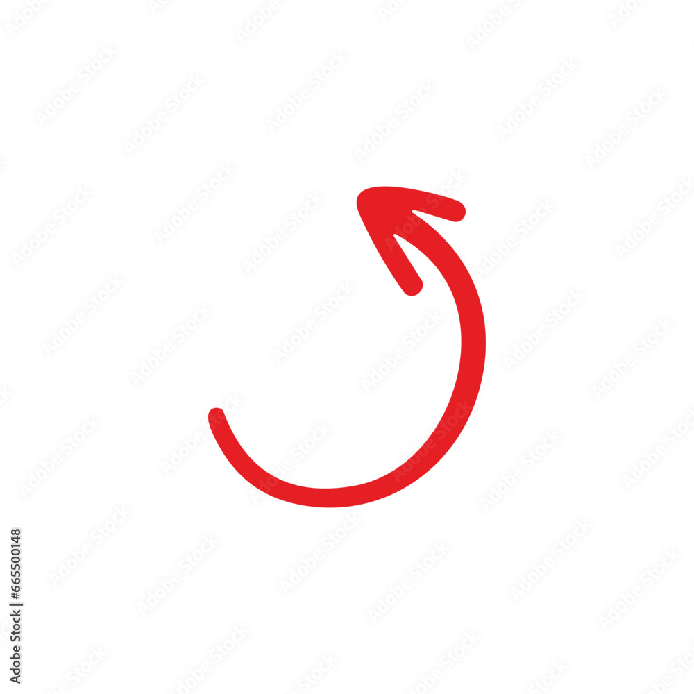 red arrow icon vector	
