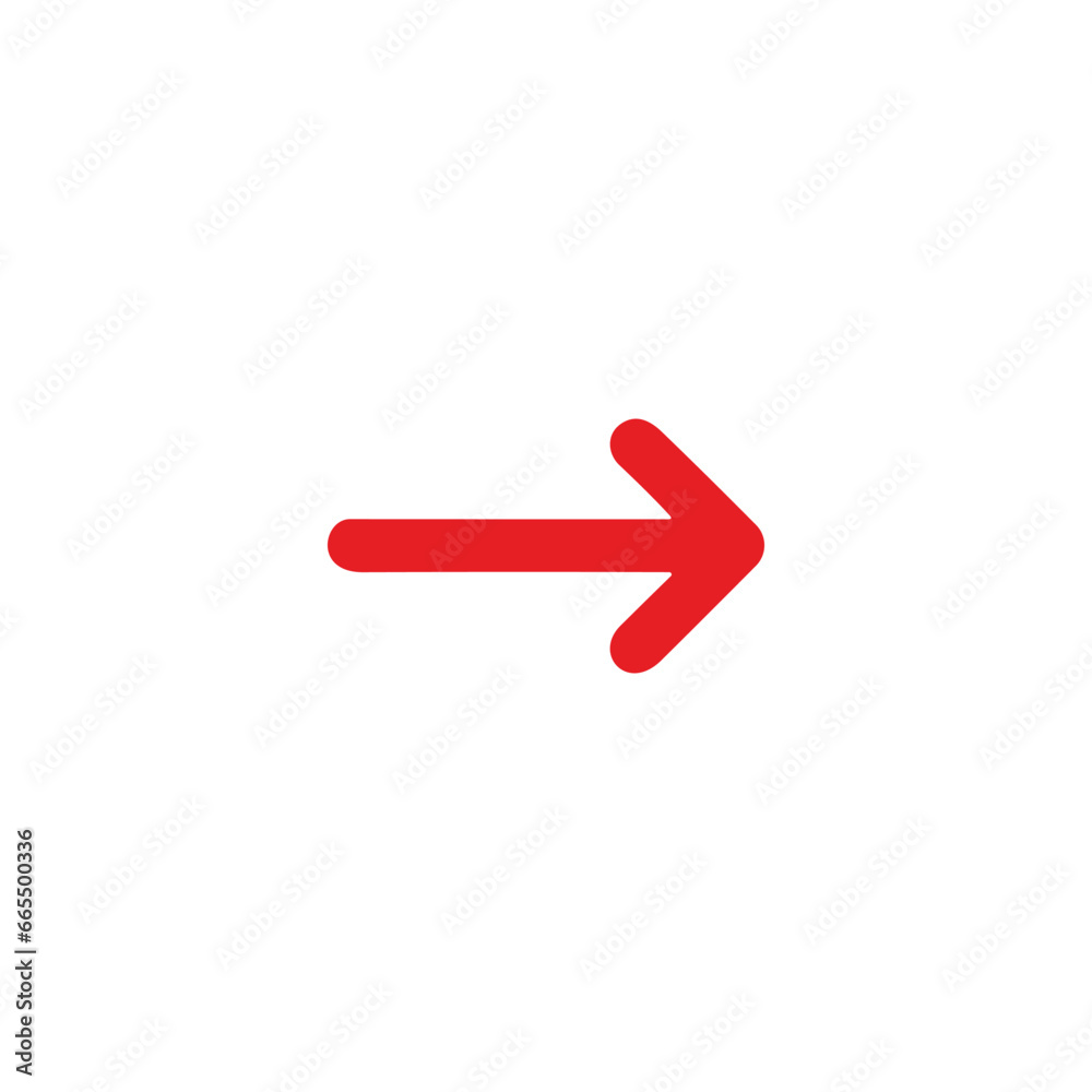 red arrow icon vector red arrow icon vector