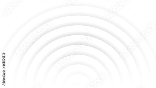 Bright white grey circles abstract 3d background