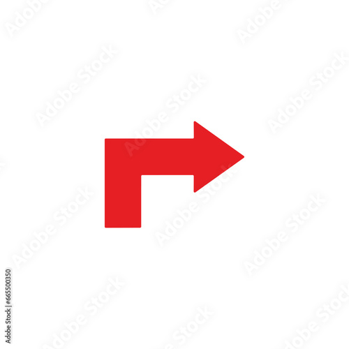 Free Download red arrow icon vector	
 - GFXLoad
