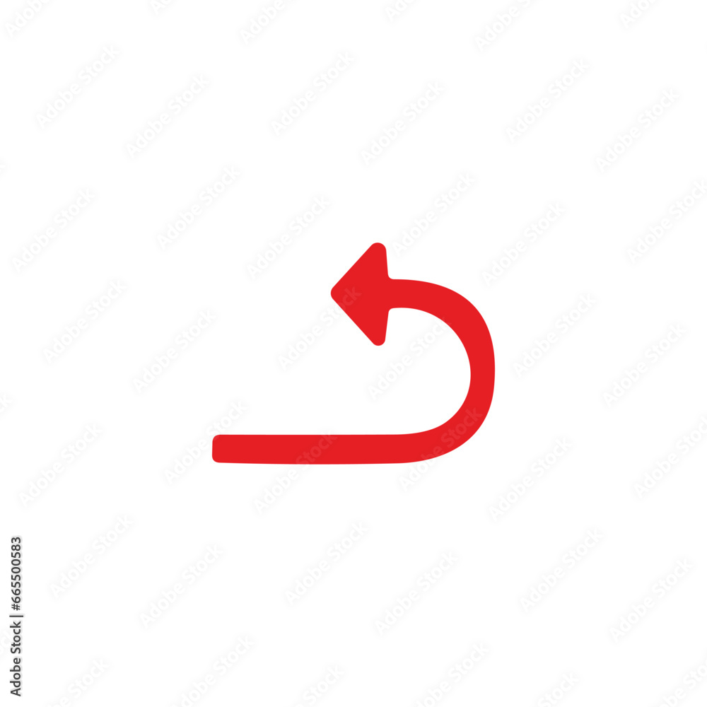 red arrow icon vector red arrow icon vector