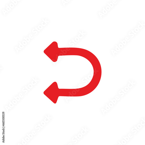 Free Download red arrow icon vector	
 - GFXLoad