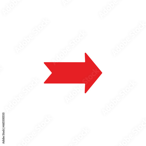 Free Download red arrow icon vector	
 - GFXLoad