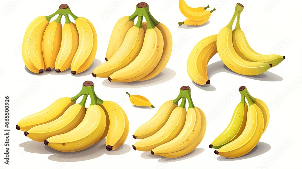  illustration  of  bunch of bananas 