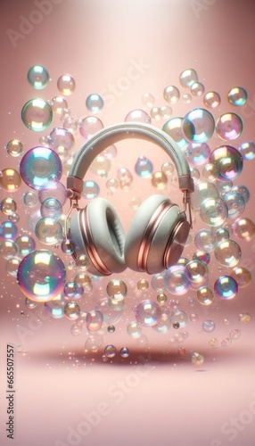 Immerse yourself in a whimsical world of sparkling bubbles as this levitating accessory transforms your music into a colorful symphony of blingbling jewelry photo