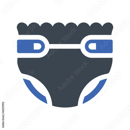 Baby diaper Icon