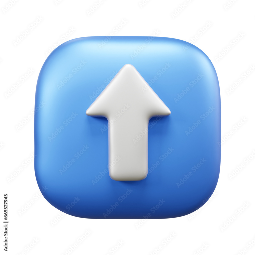 Top Arrow 3d icon illustration or top direction arrow icon illustration Top Arrow 3d icon illustration or top direction arrow icon illustration