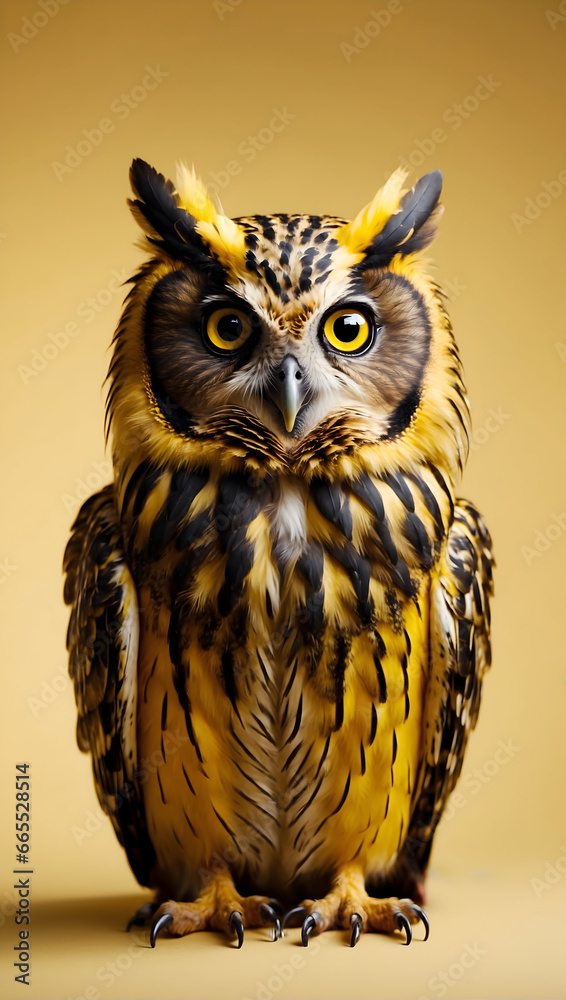 Fototapeta premium owl looking at camera