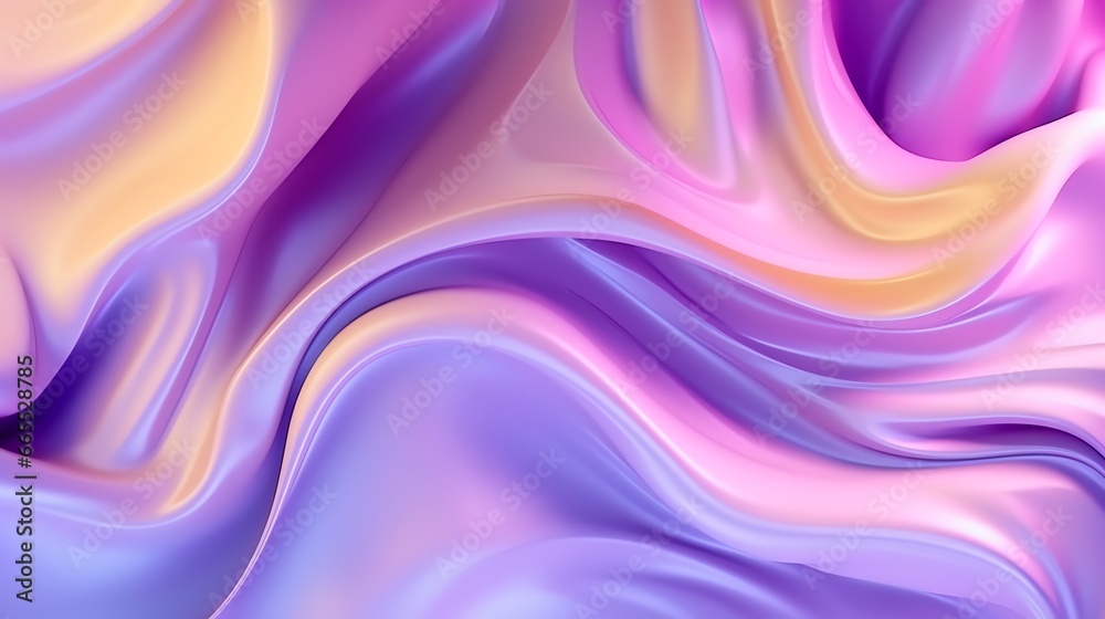Obraz premium wallpaper abstrack organic liquid ilustration lavender