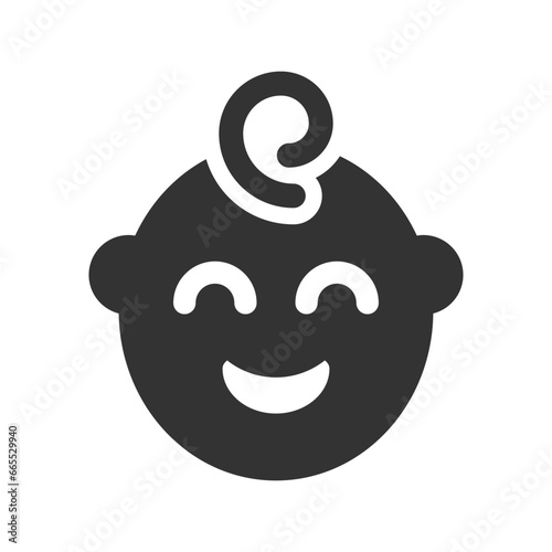 Baby smiling Icon