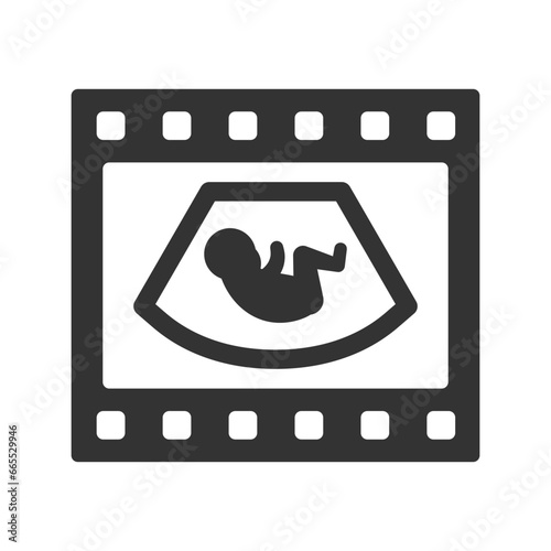 Baby foetus Icon 
