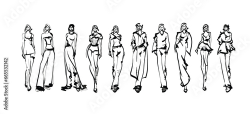 SKETCH. fashion girls